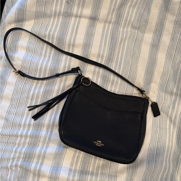 Coach Chaise Pebble Leather Crossbody Bag - Picture 1 of 2